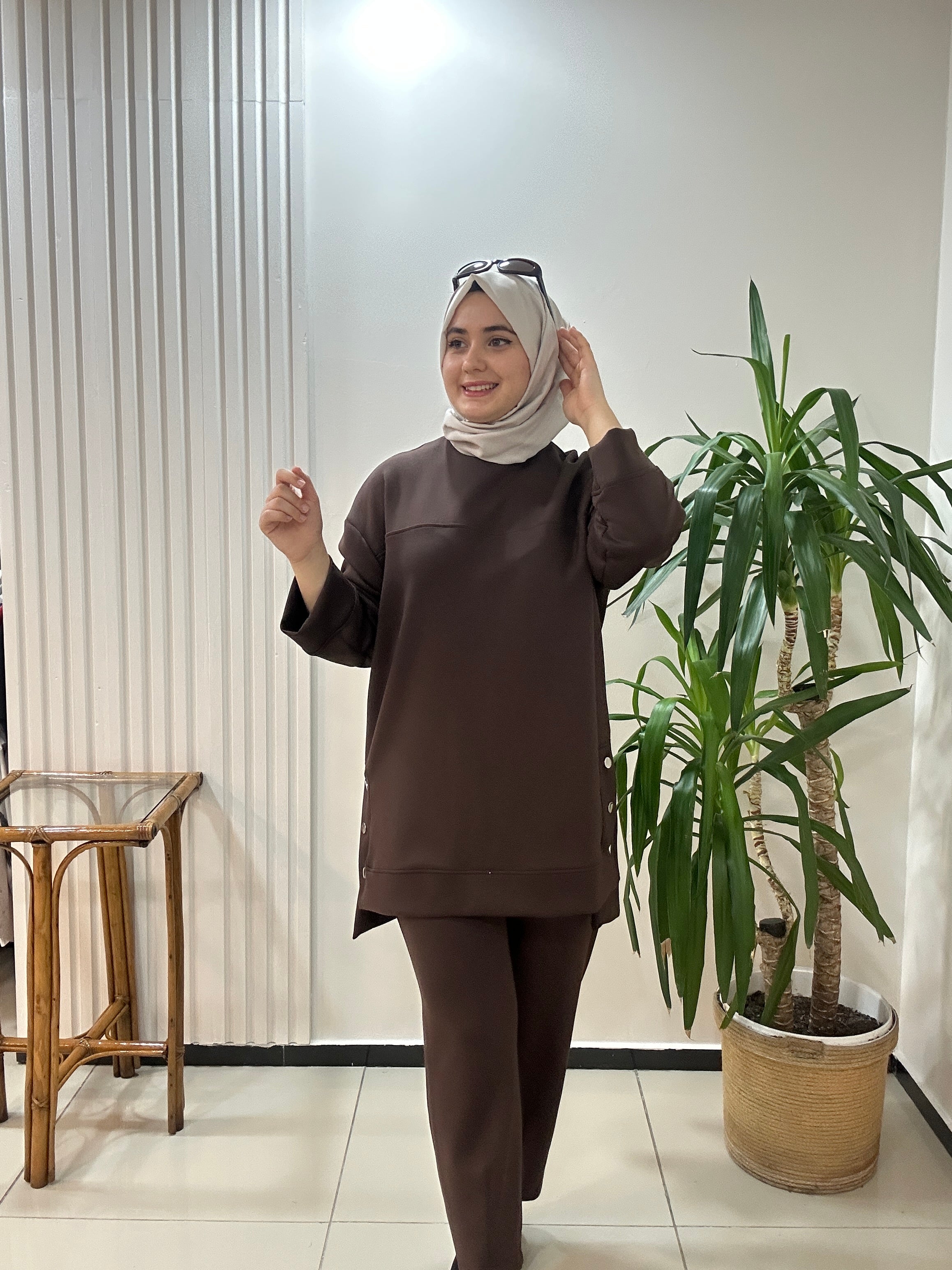 Soup Takım Çıt Çıtlı Lacivert