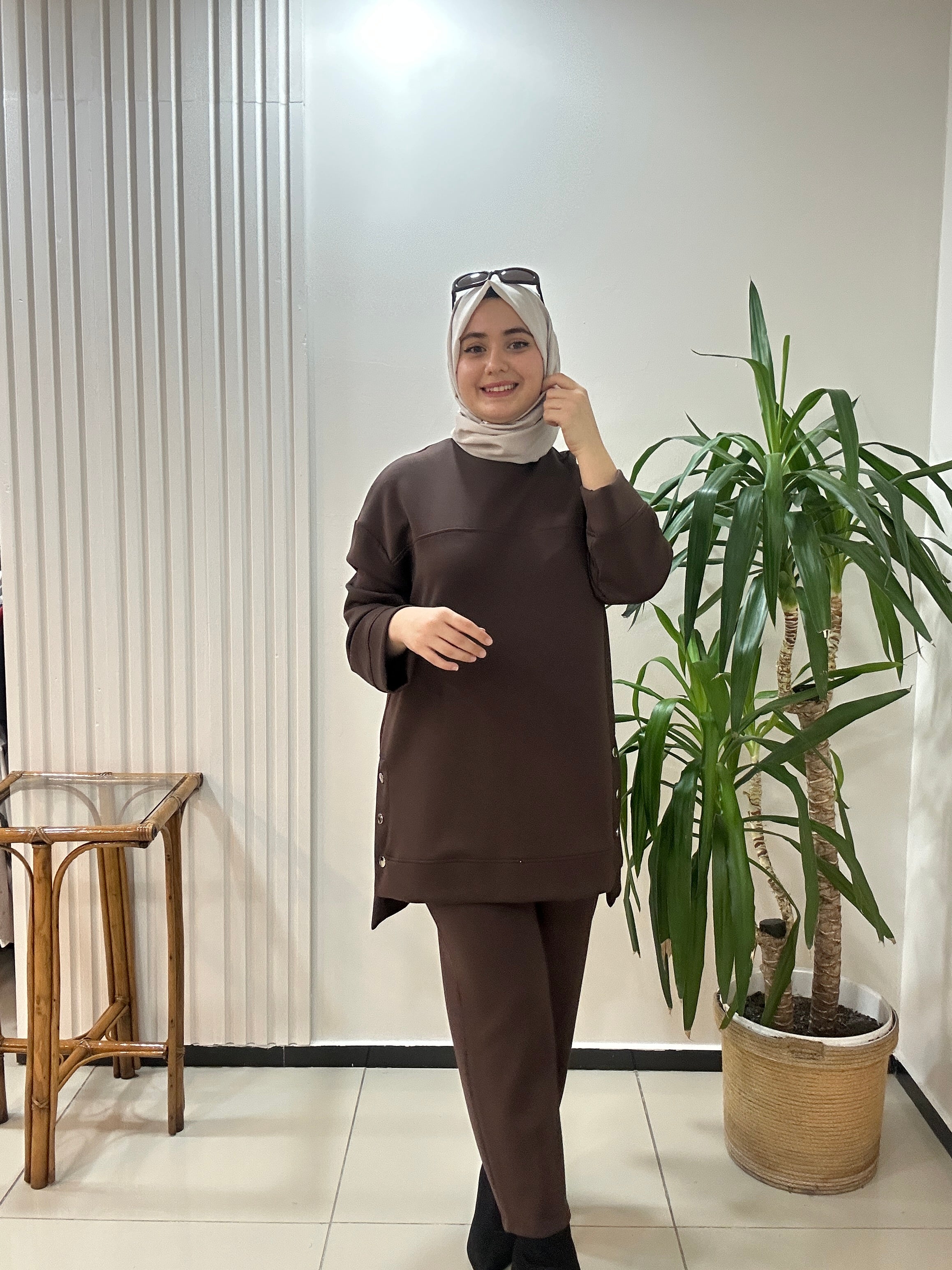 Soup Takım Çıt Çıtlı Lacivert