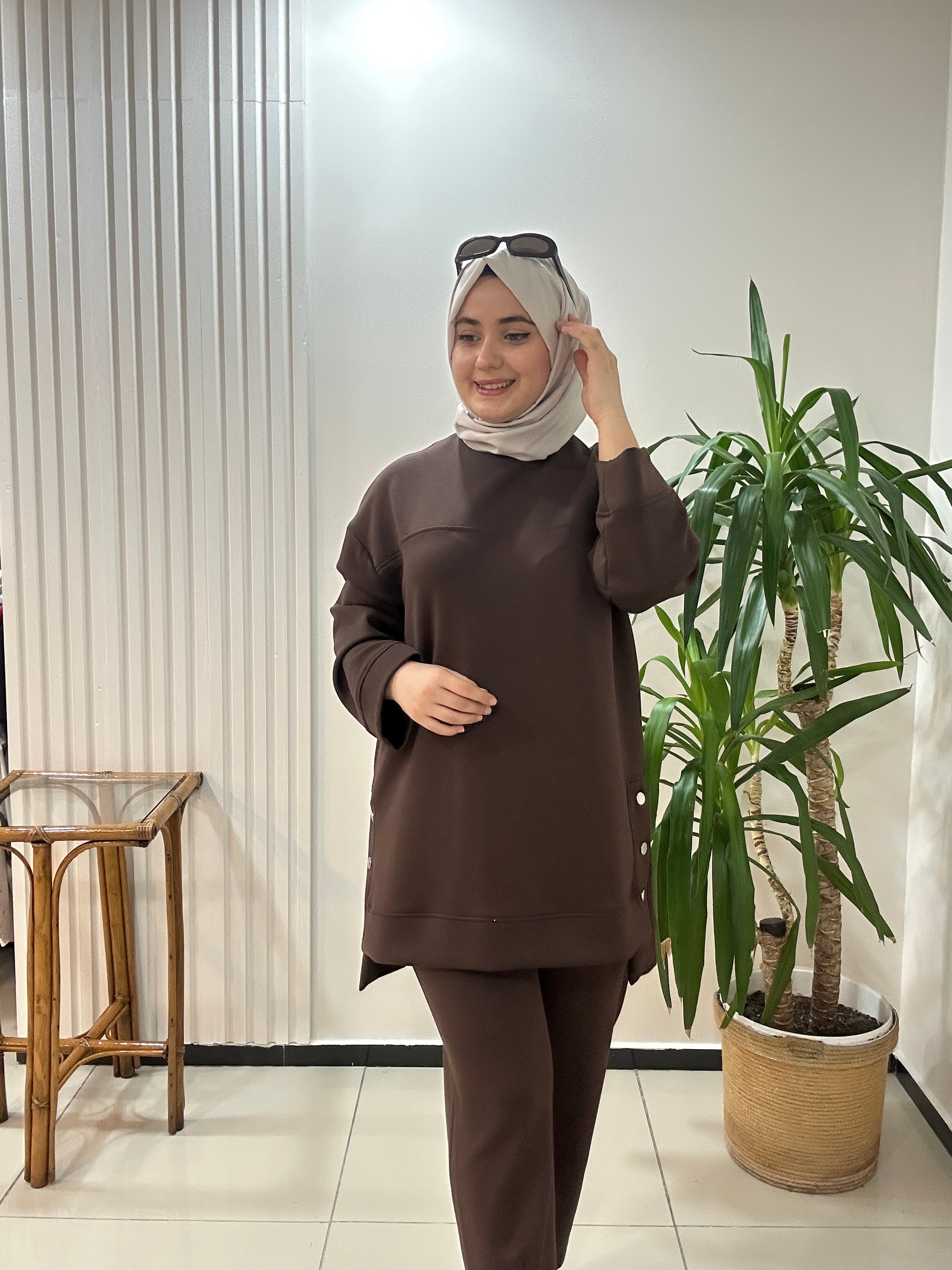 Soup Takım Çıt Çıtlı Lacivert