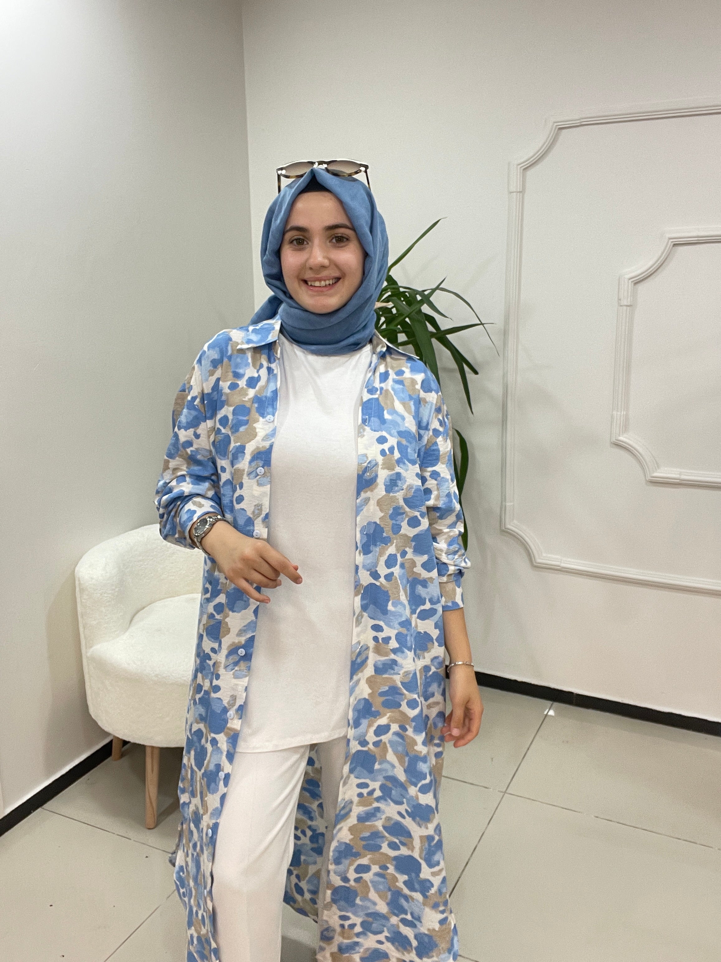 Batik Desen Gömlek Tunik