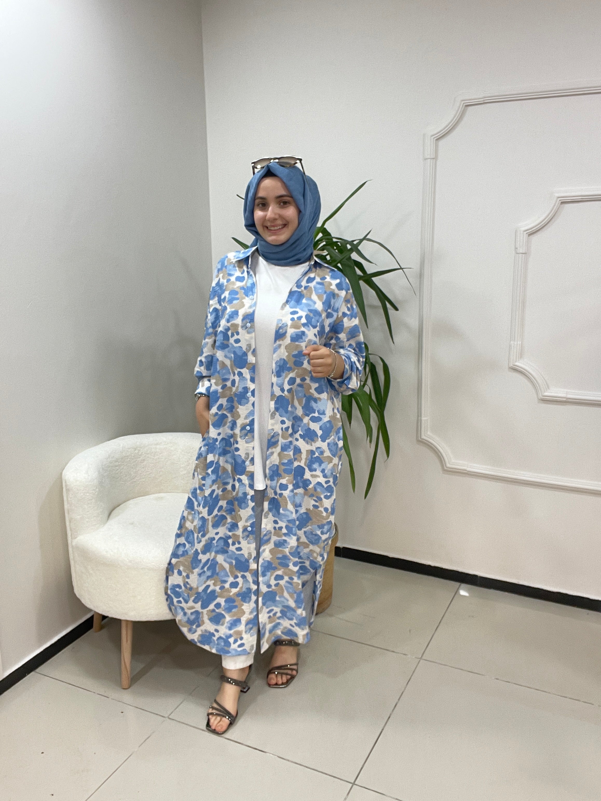 Batik Desen Gömlek Tunik