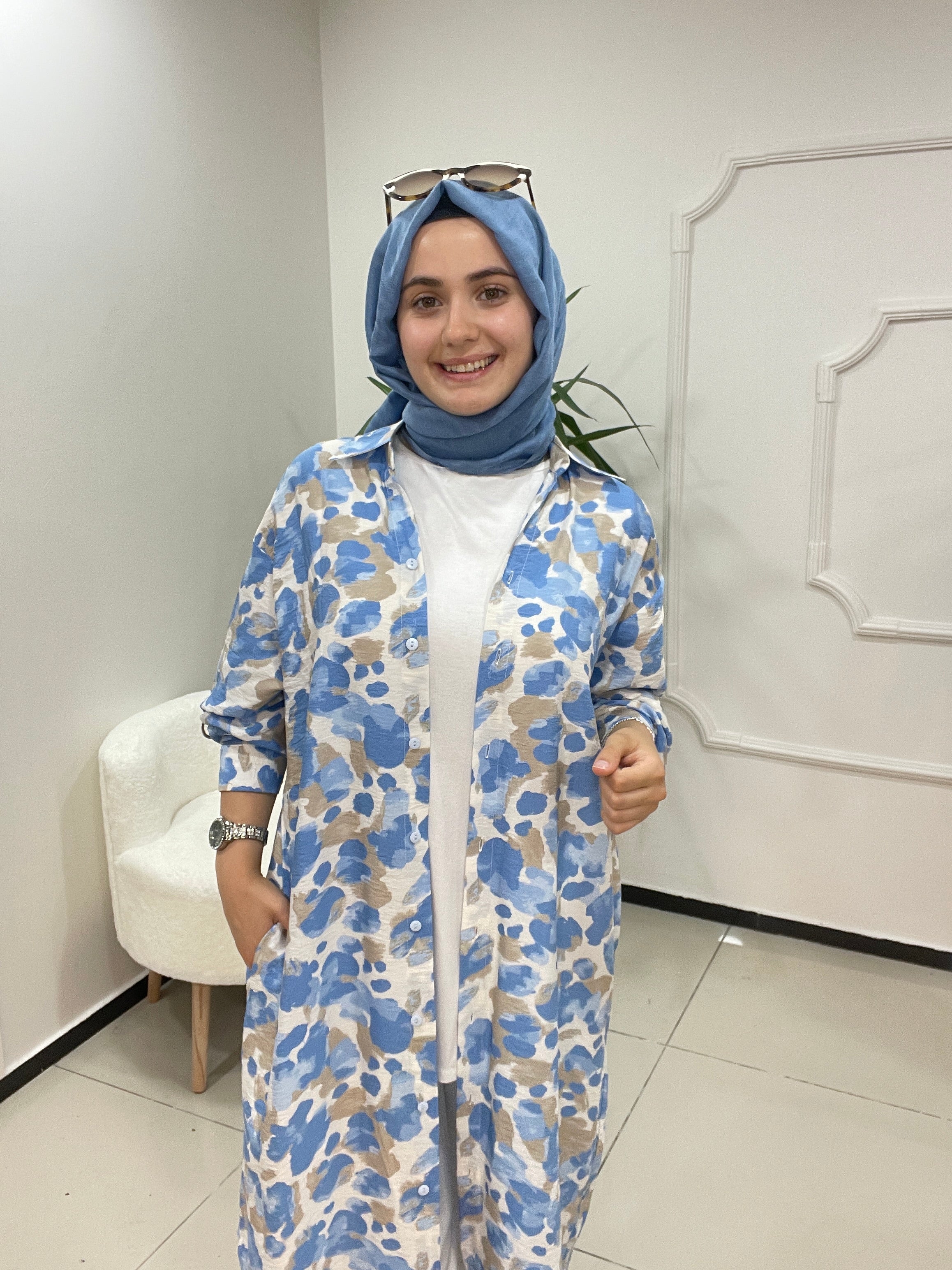 Batik Desen Gömlek Tunik