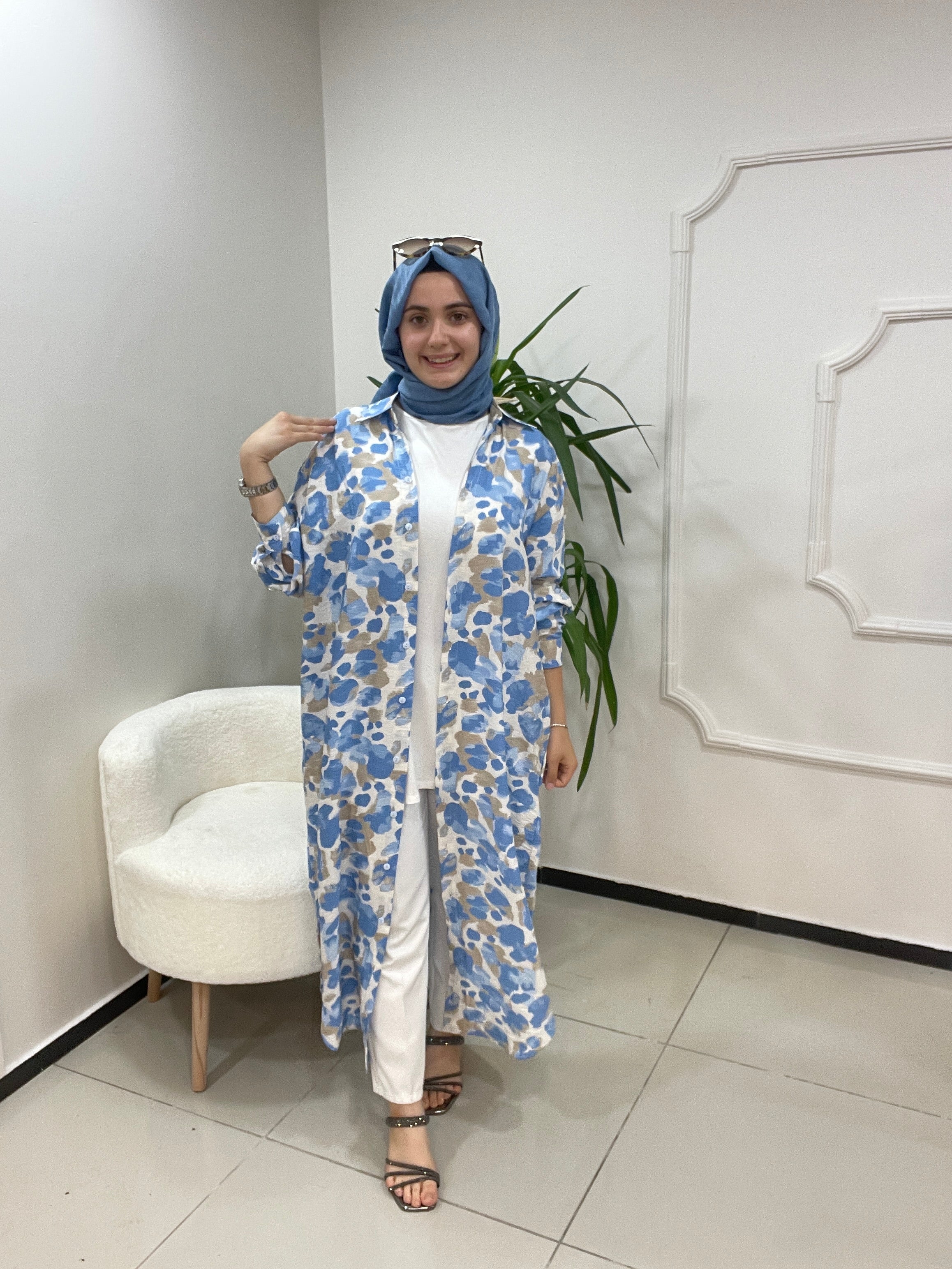 Batik Desen Gömlek Tunik