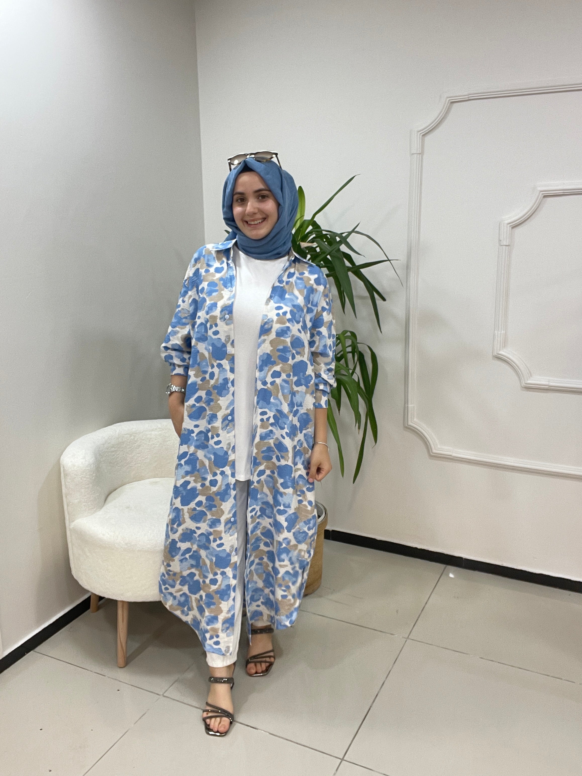 Batik Desen Gömlek Tunik