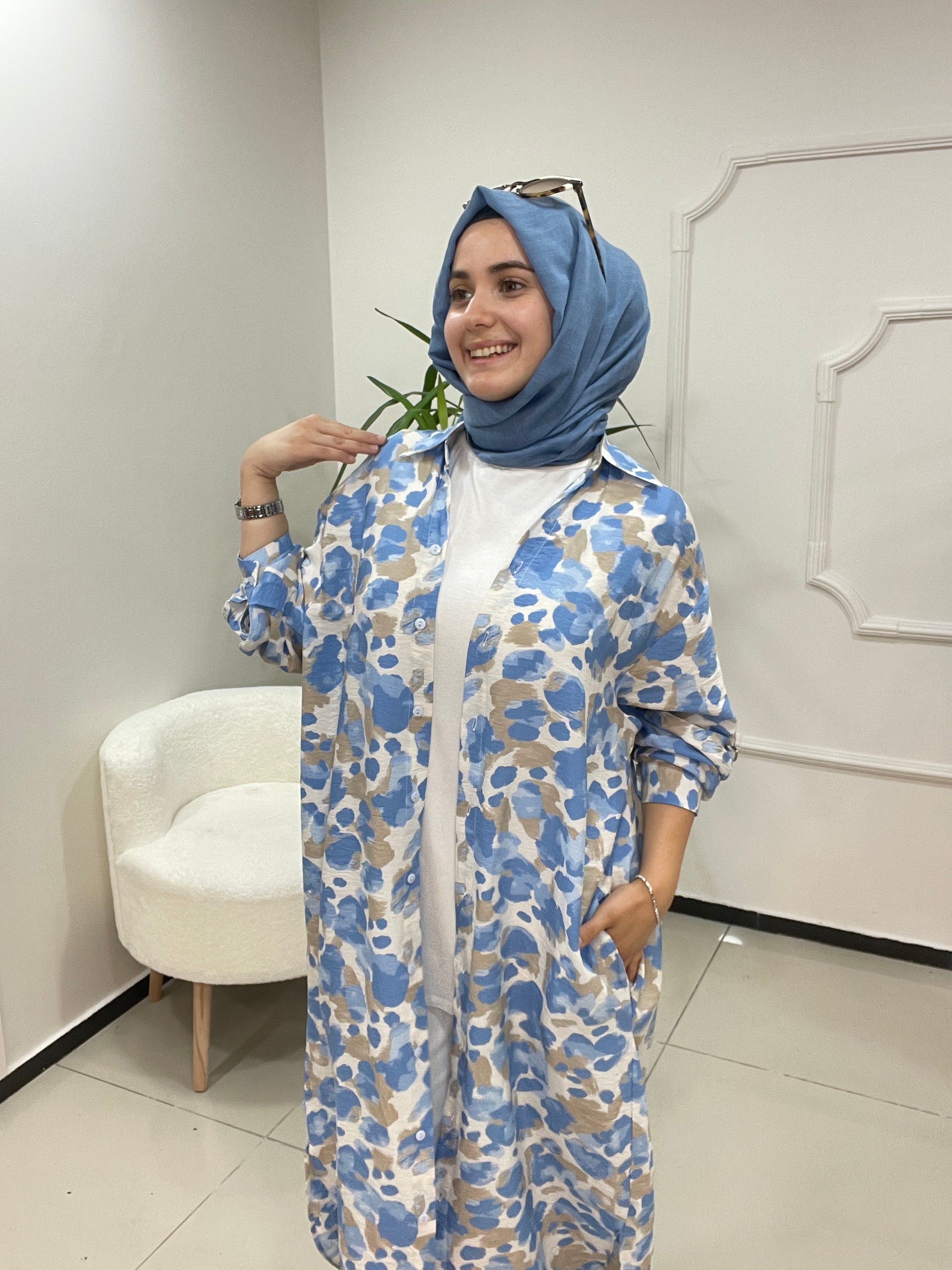Batik Desen Gömlek Tunik