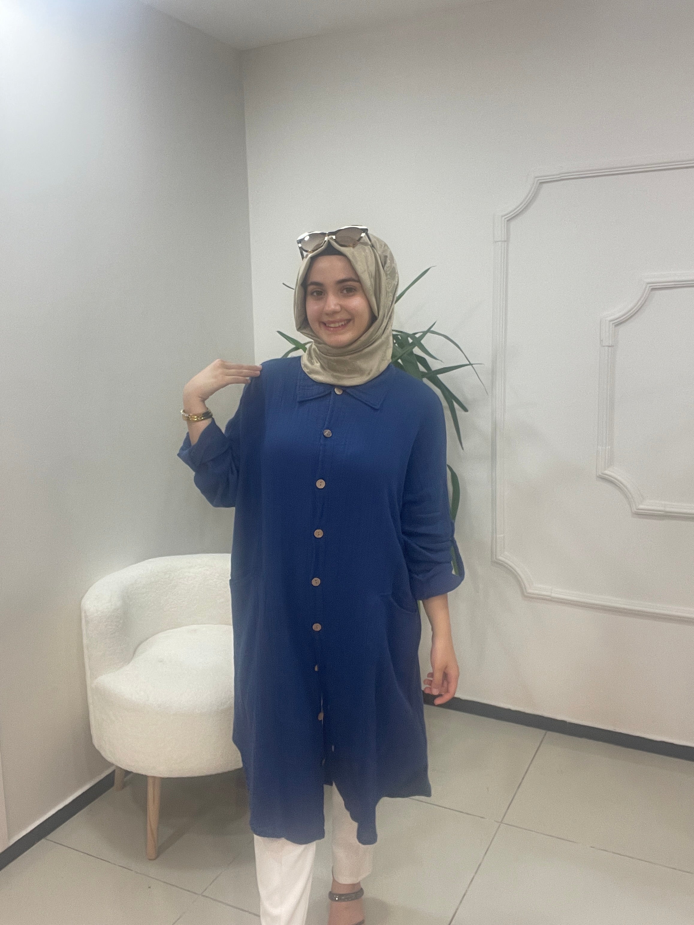 Tasarım Müslin Gömlek Tunik