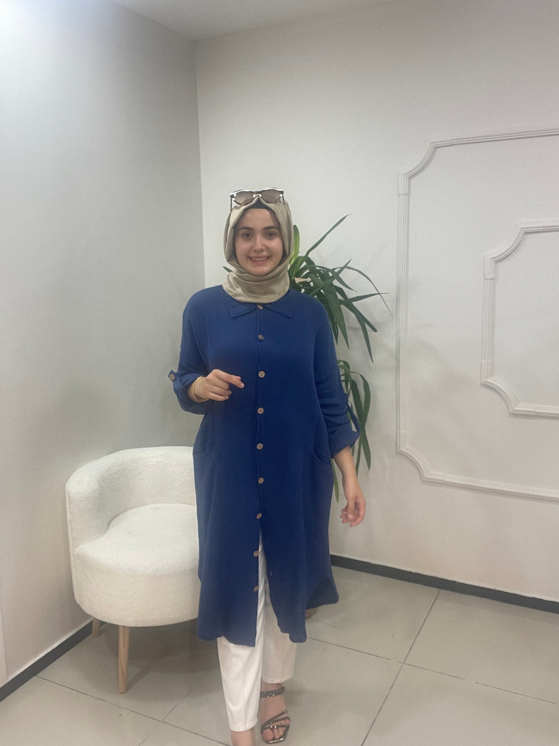 Tasarım Müslin Gömlek Tunik