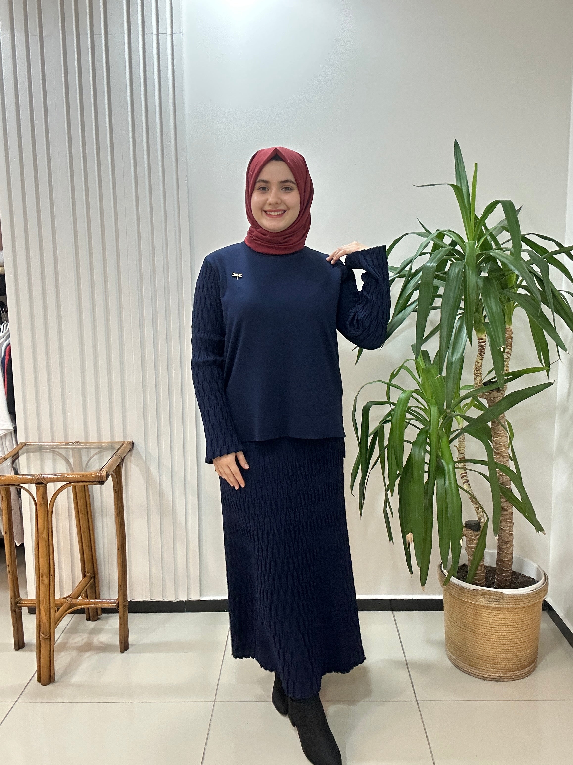 Merserize Takım Lacivert