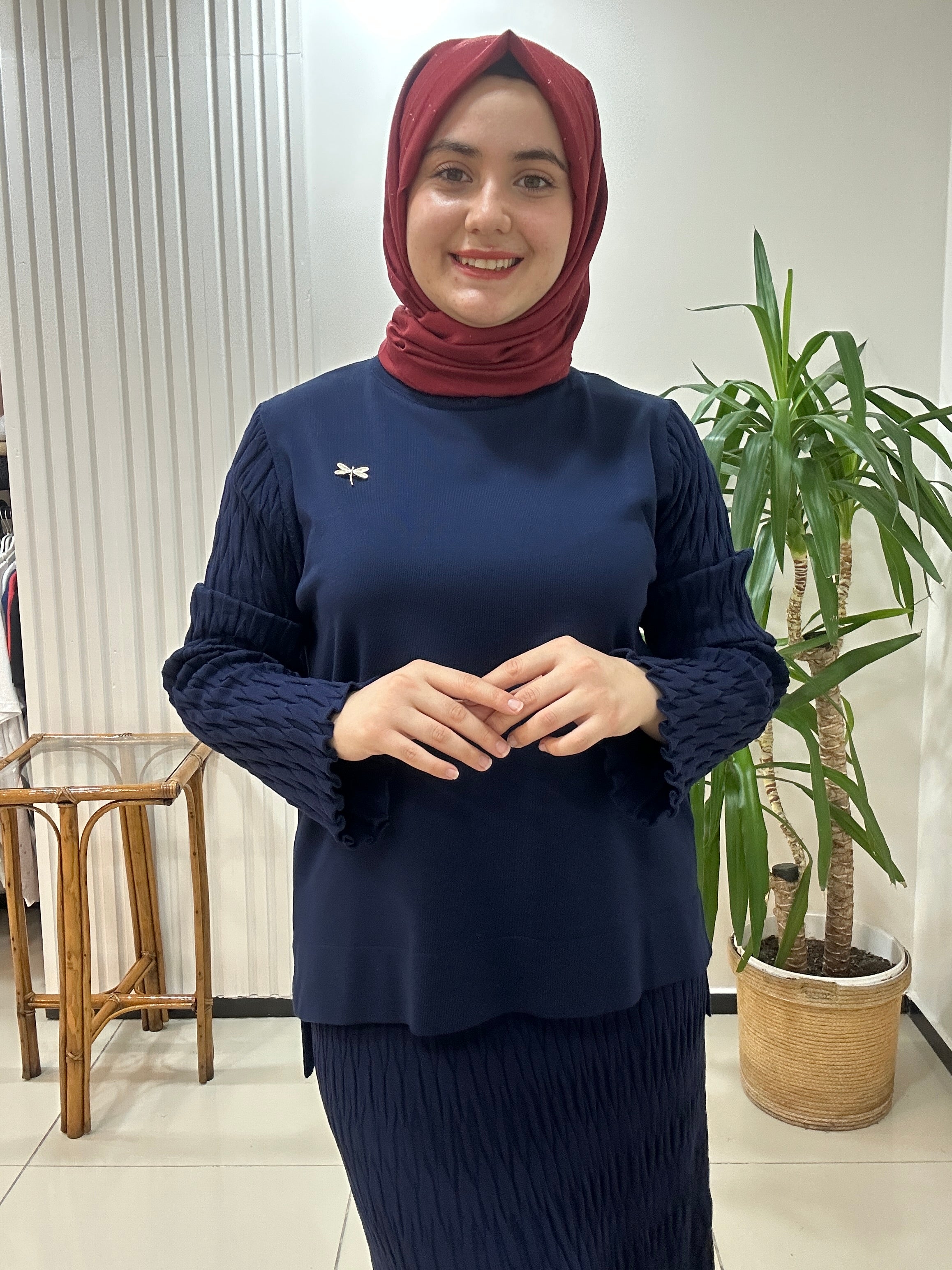 Merserize Takım Lacivert