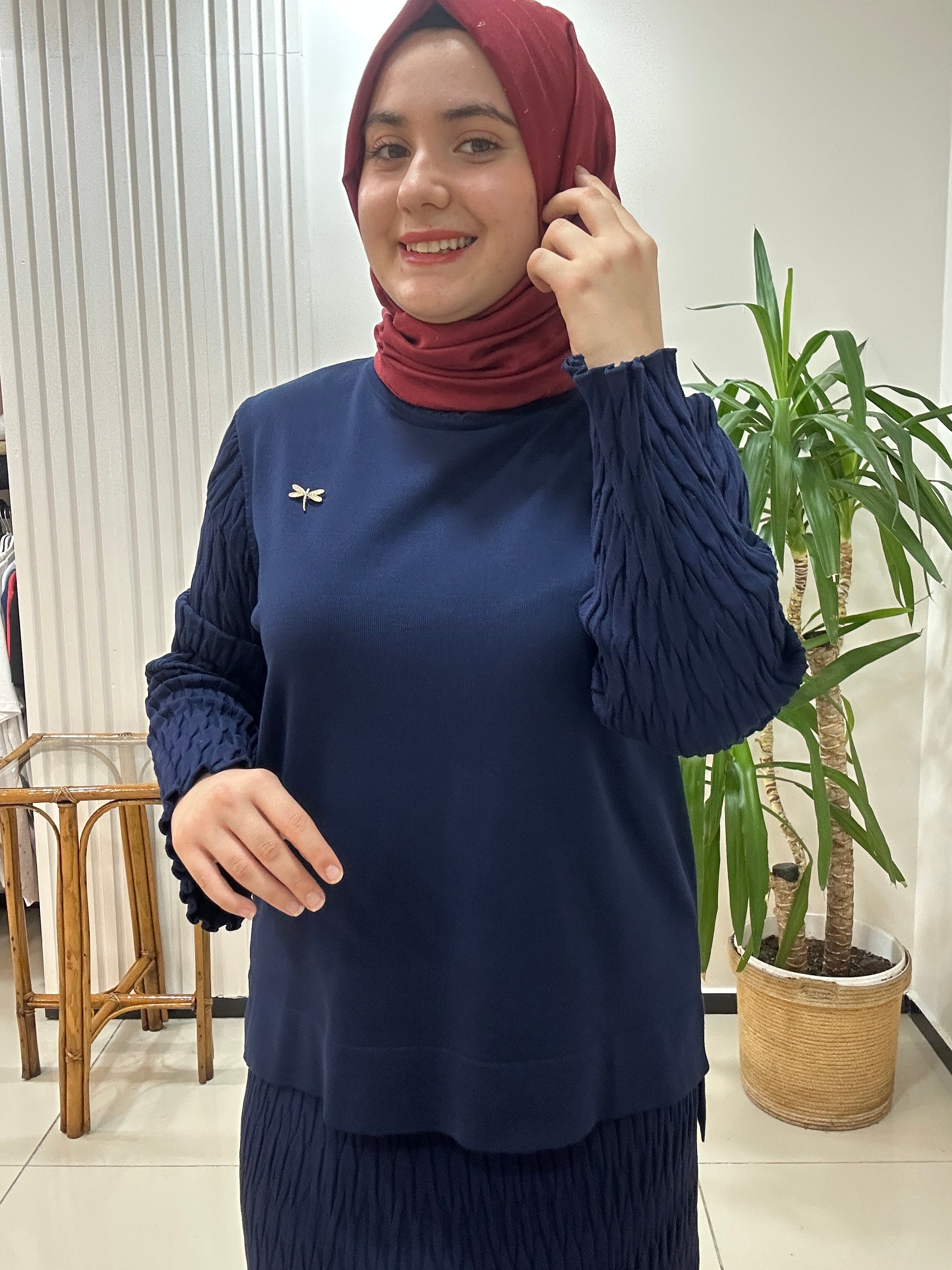 Merserize Takım Lacivert