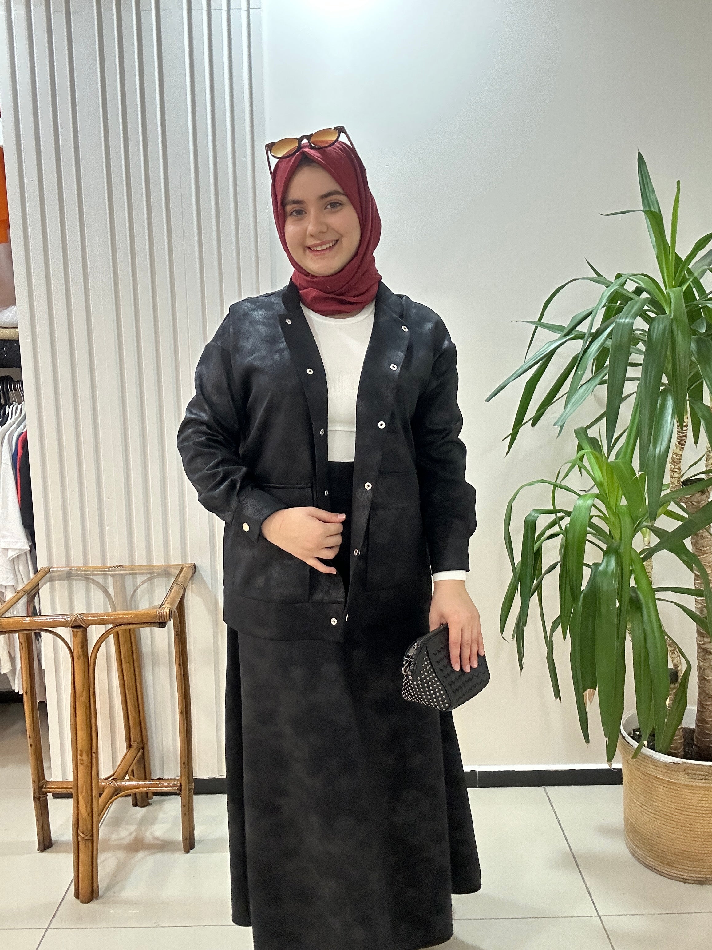 Sıvama Kumaş Etek Takım