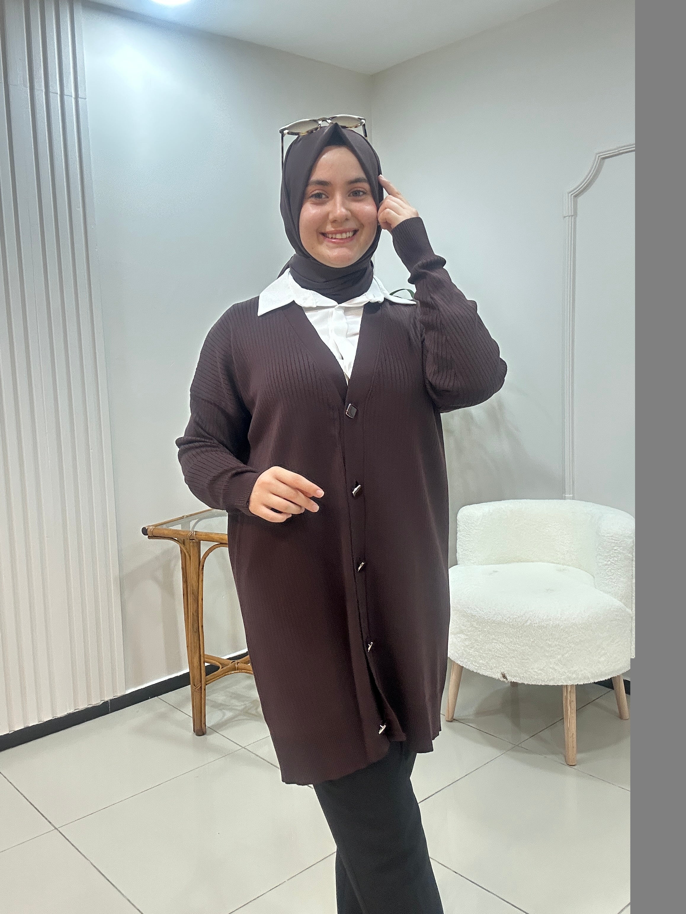 Fitilli Merserize Hırka