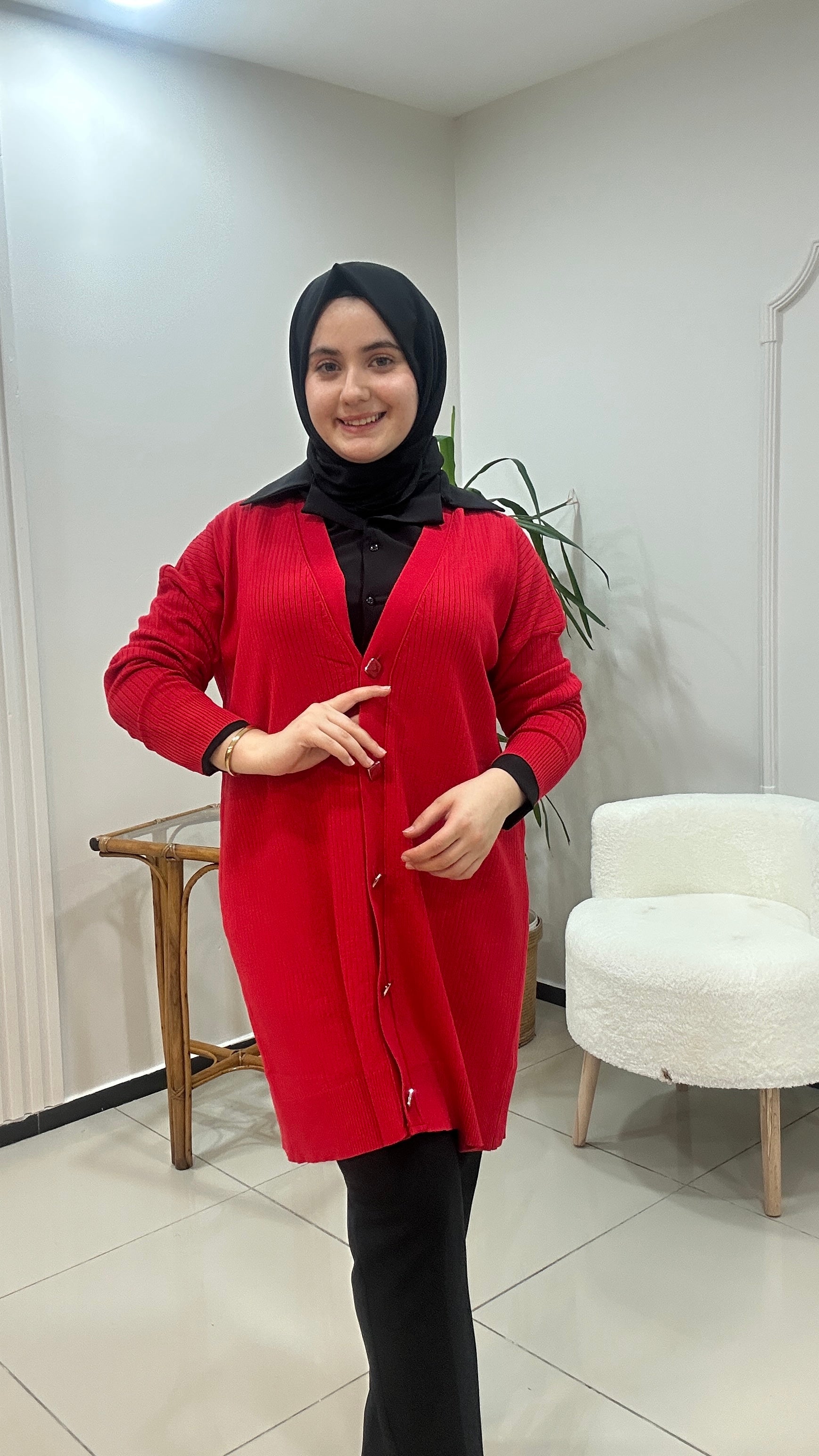 Fitilli Merserize Hırka