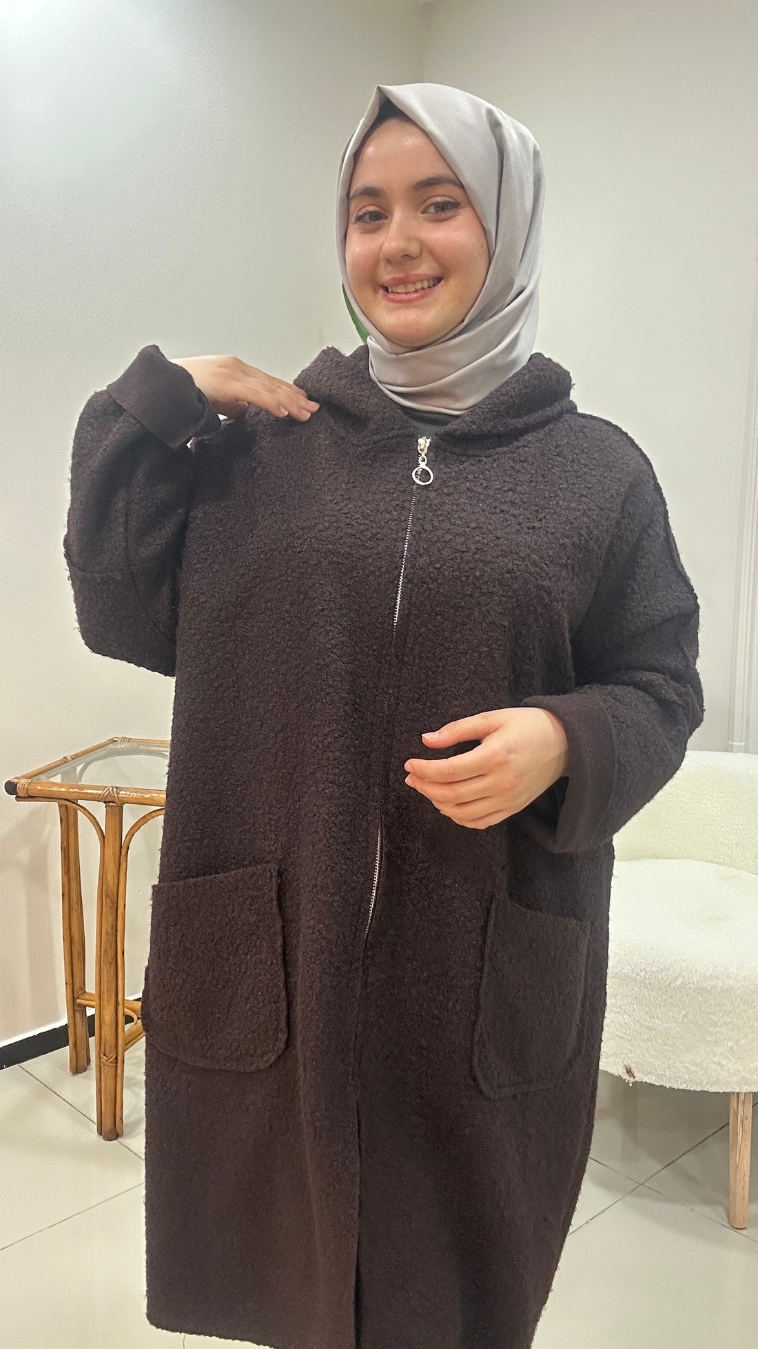 Buklet Kapşonlu Kap