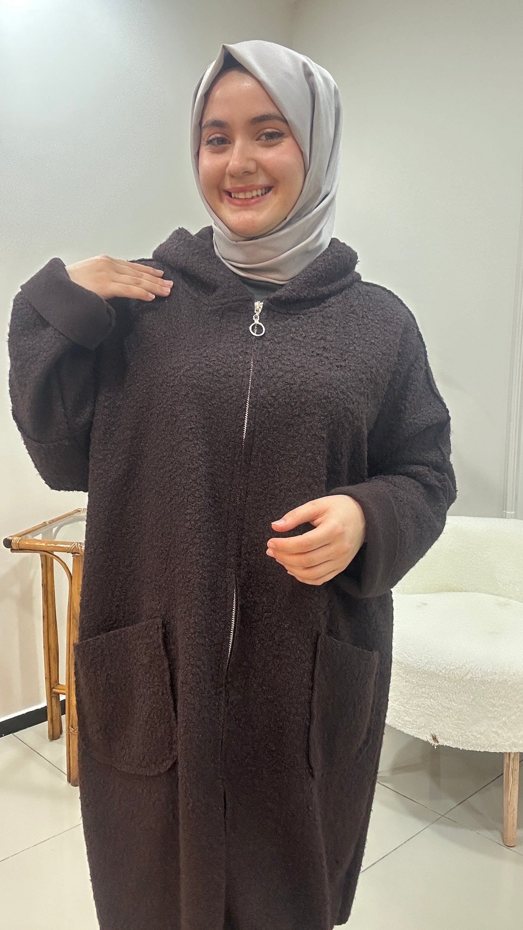 Buklet Kapşonlu Kap