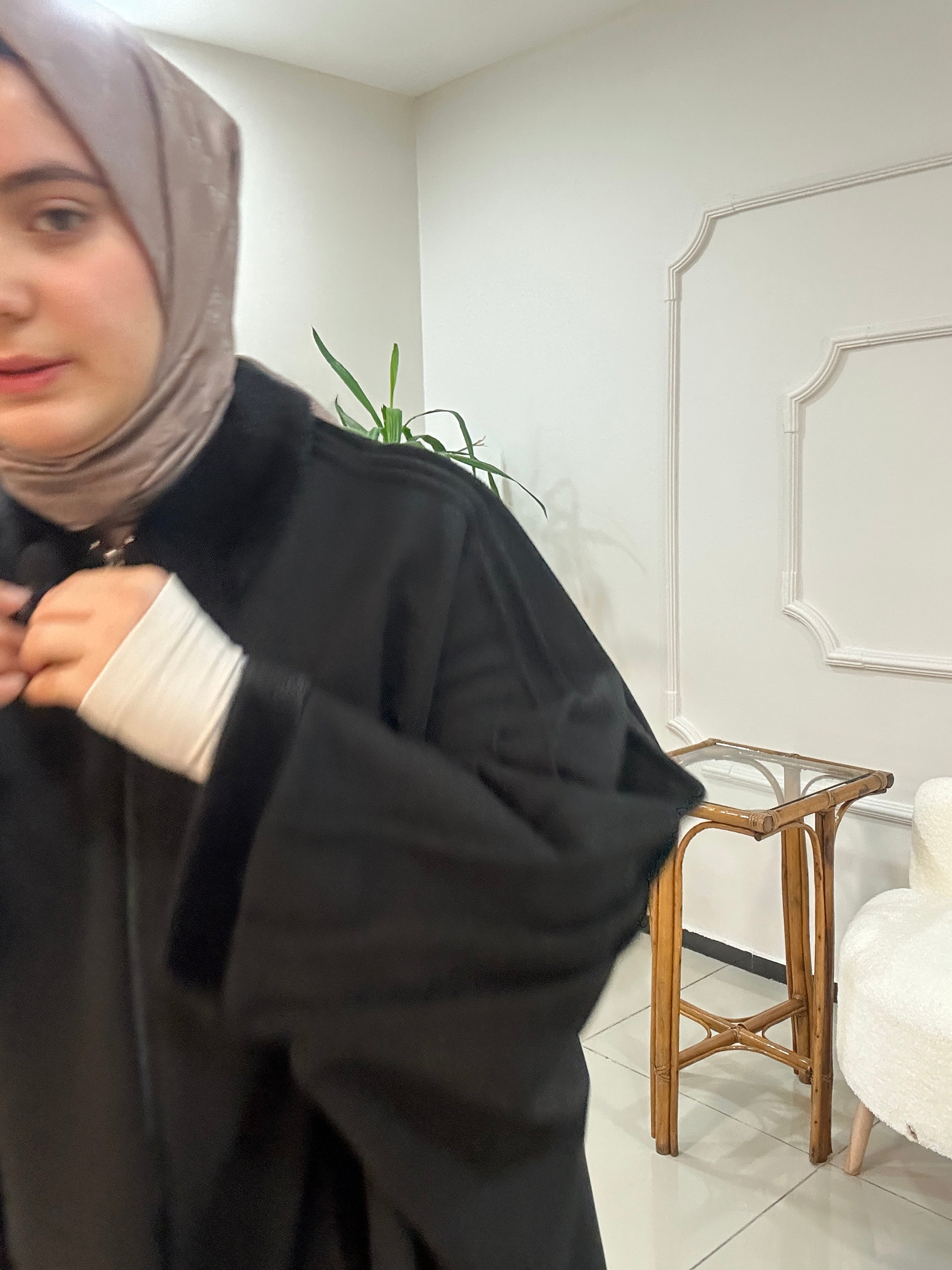 Kolları Nervürlü Kaşe Panço