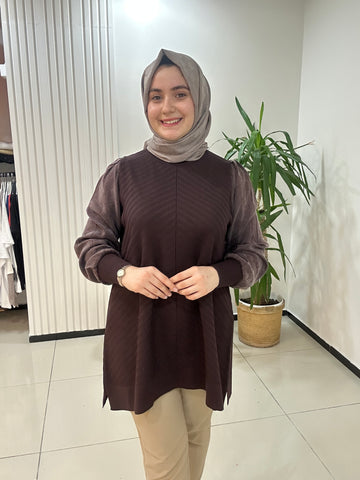 İpek Kupra Merserize Tunik