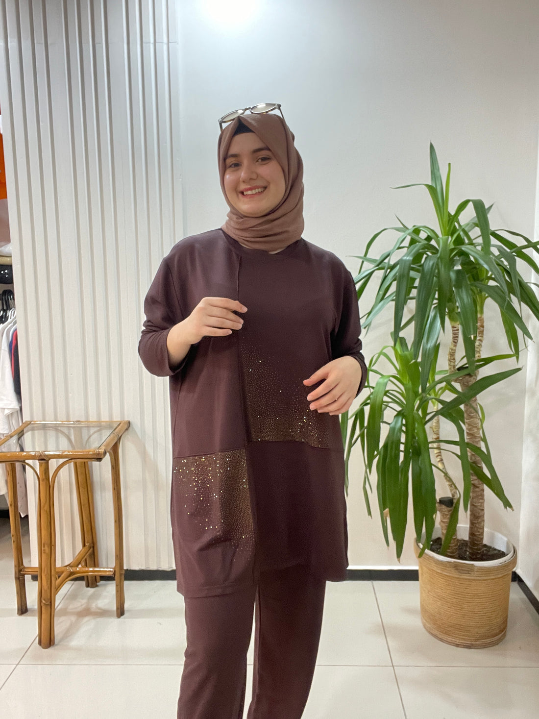 Büyük Beden Taşlı Takım