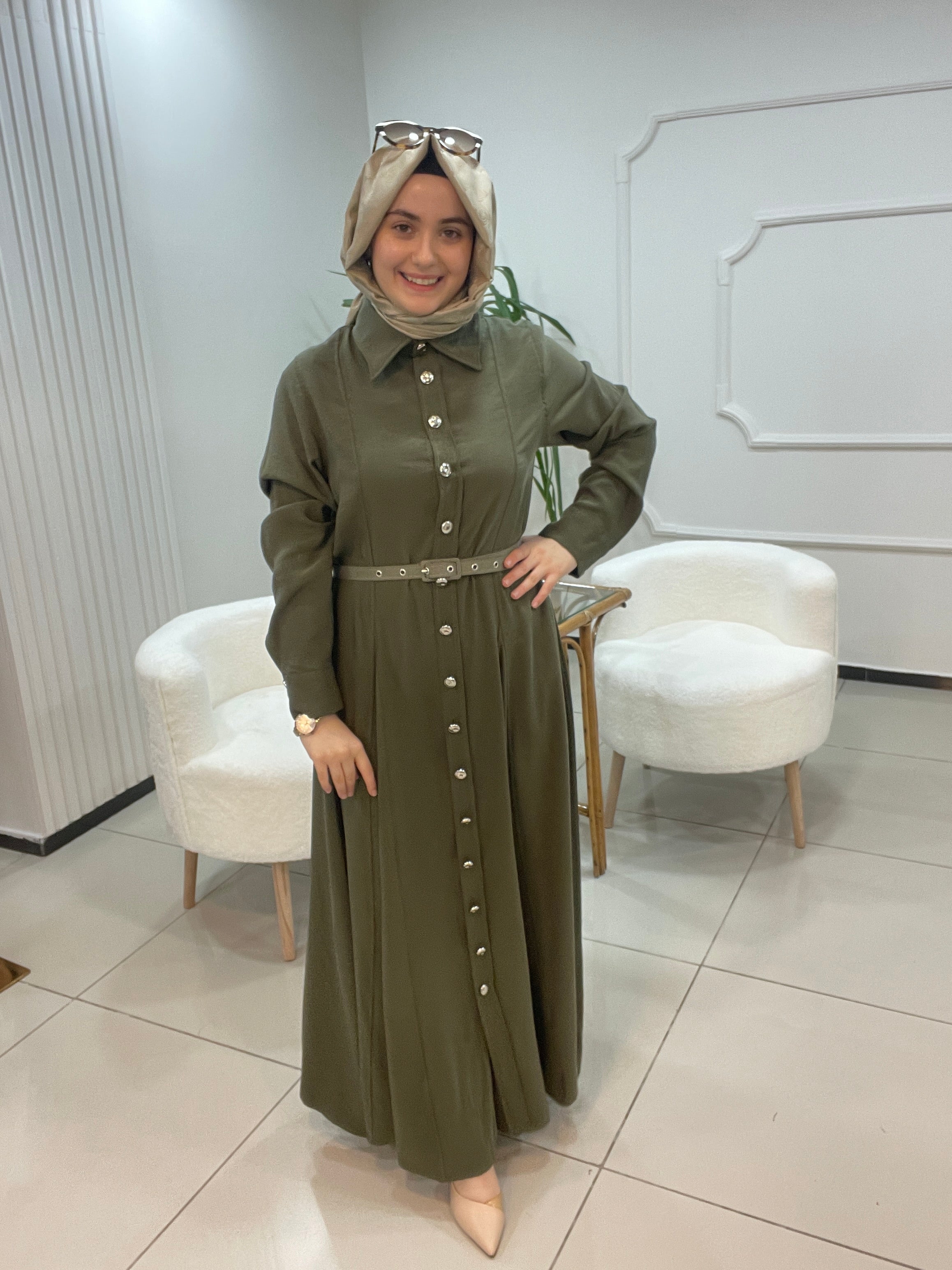 Sütun Elbise