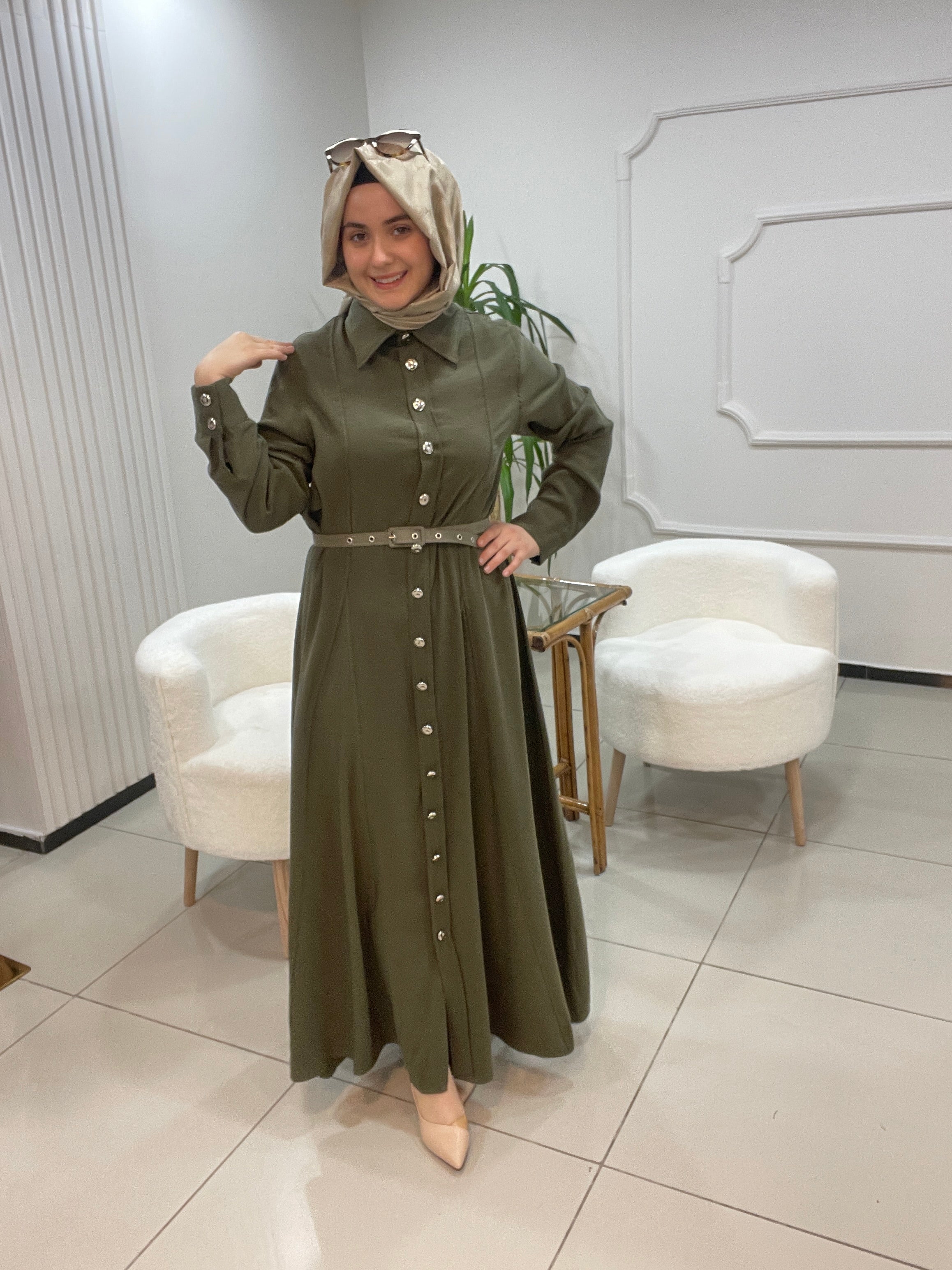 Sütun Elbise