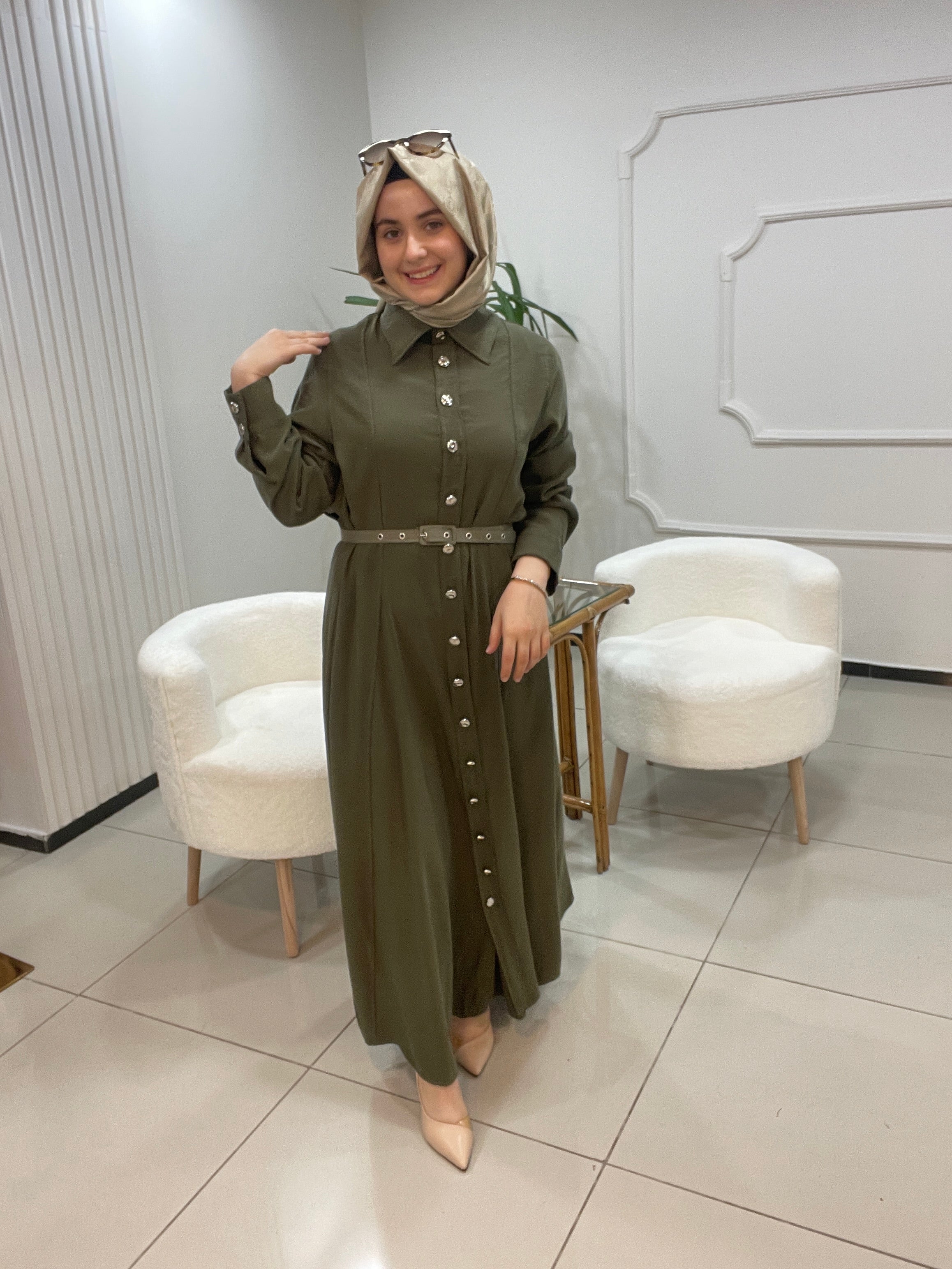 Sütun Elbise