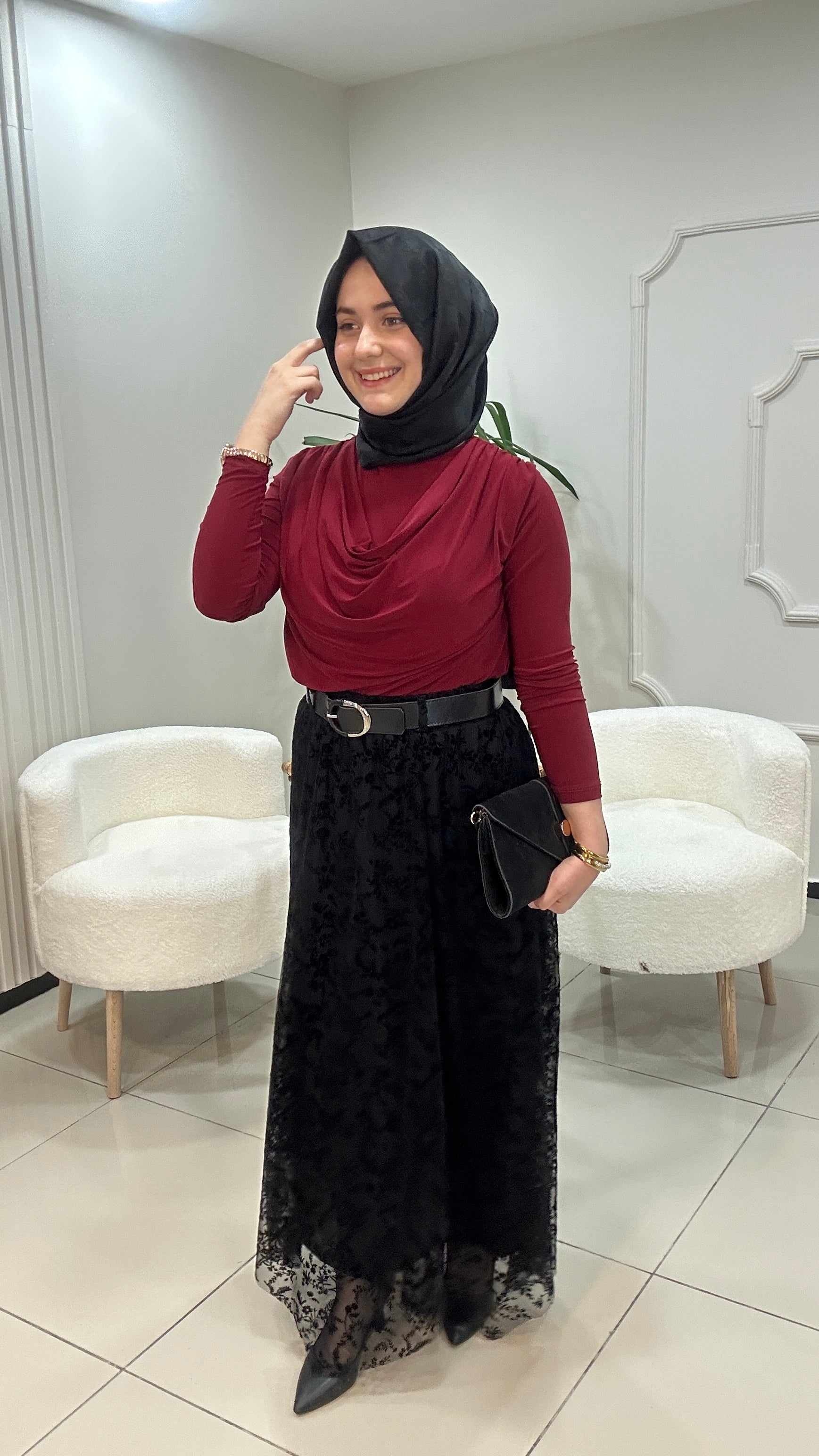 Bahar Dalı Tül Etek